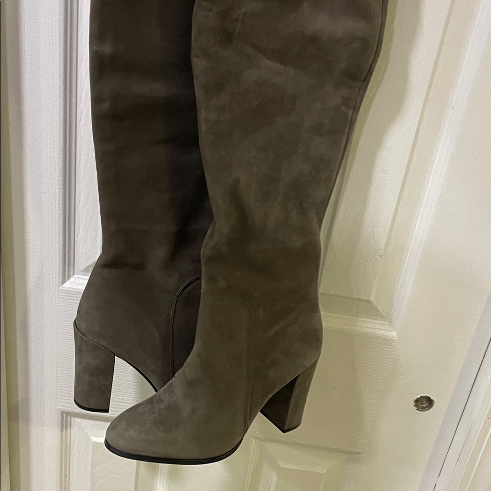 Kenneth Cole Reaction Over the Knee Boots in Taupe